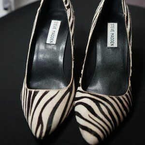 Zebra Steve Madden Pumps